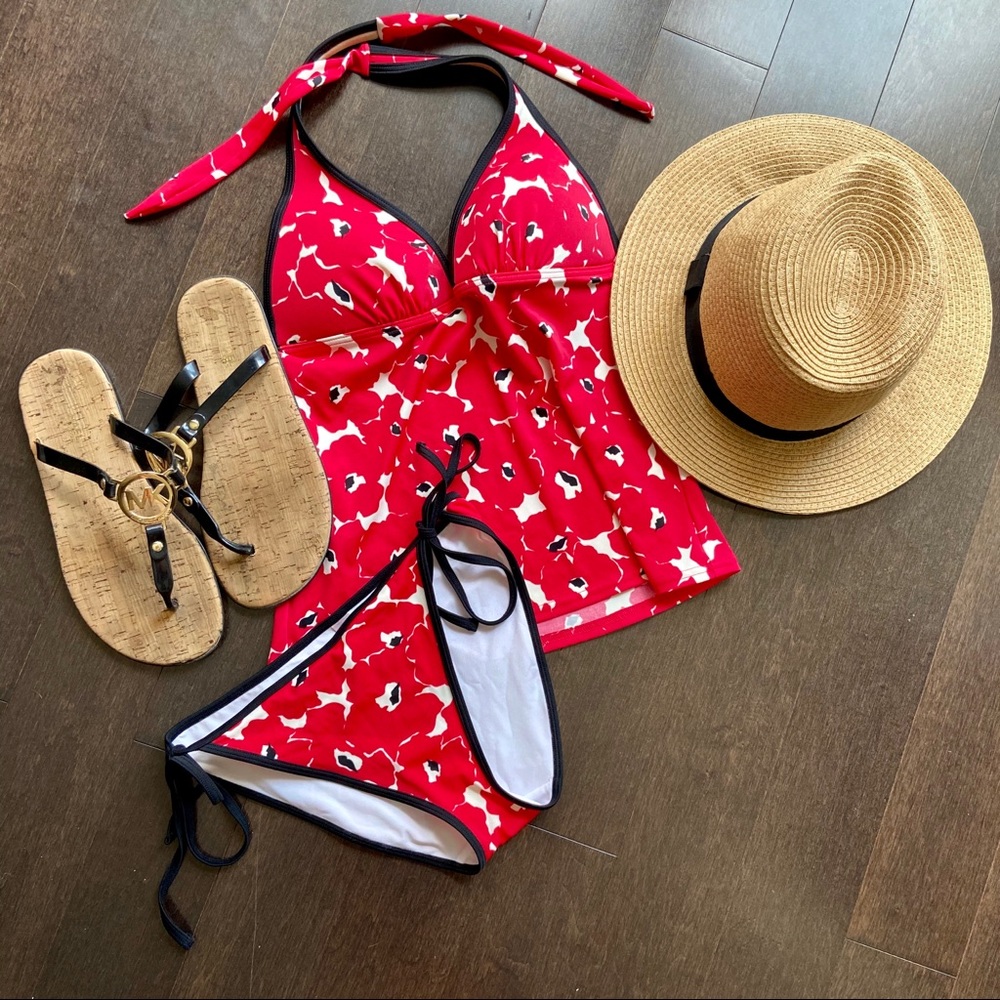 VS Red Tankini Swimsuit